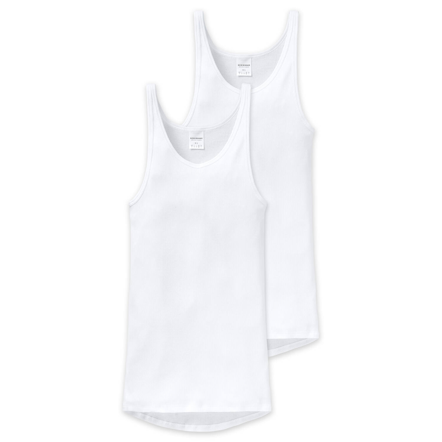 Schiesser Unterhemden 2Pack (weiss | 4)