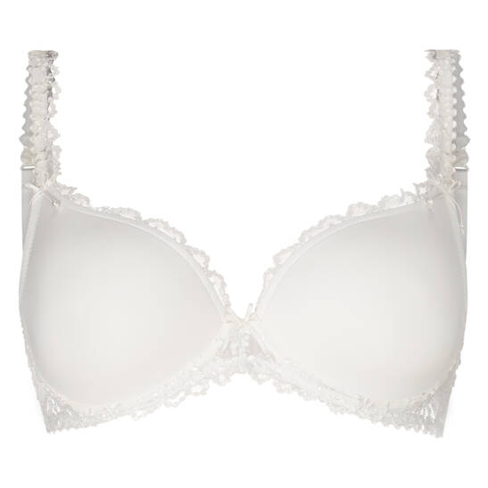 JANE Velvet Blue Unterlegter BH Herzform