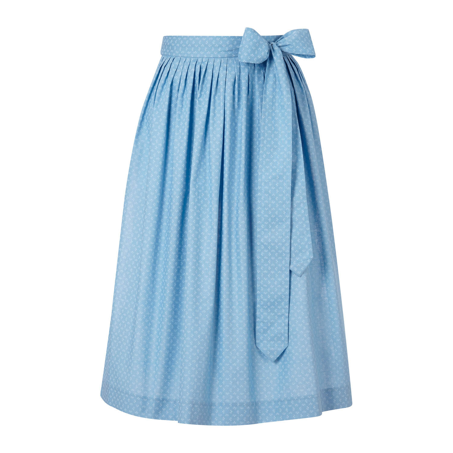 Heimatwerk Ludwig Beck Dirndlschürze Baumwolle 70cm (blau | XL)