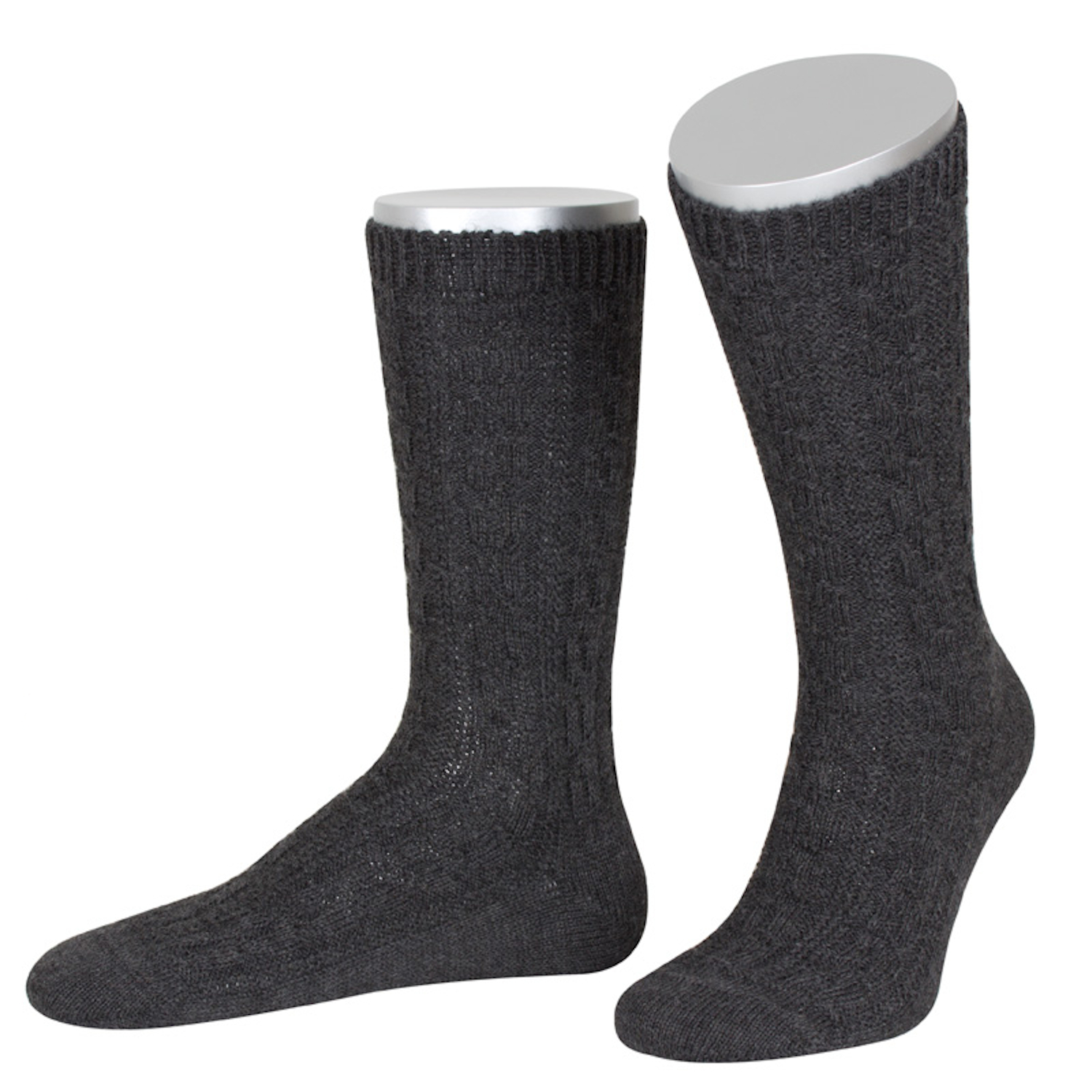 Trachtensocke Zopfmuster