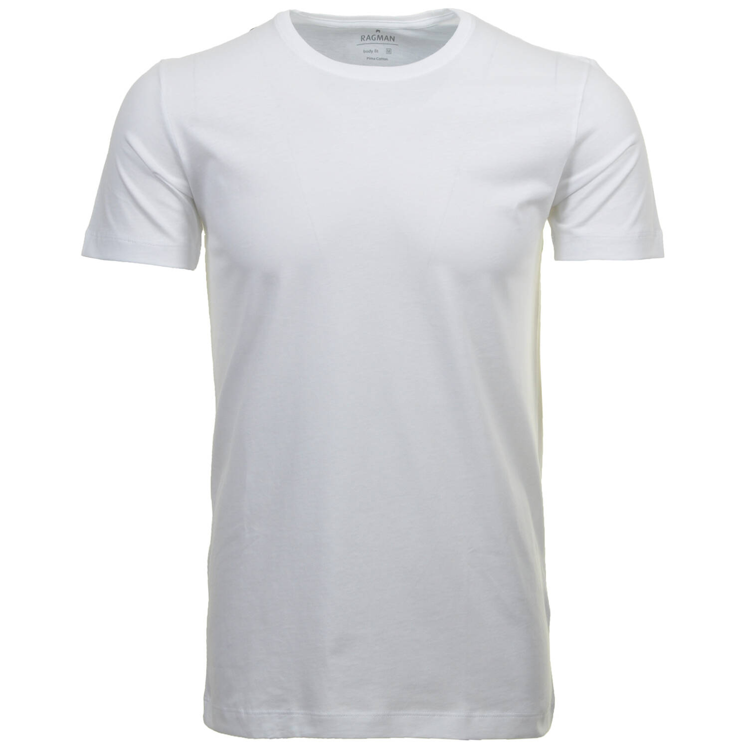 Ragman T-Shirt 2er Pack (weiss | M)