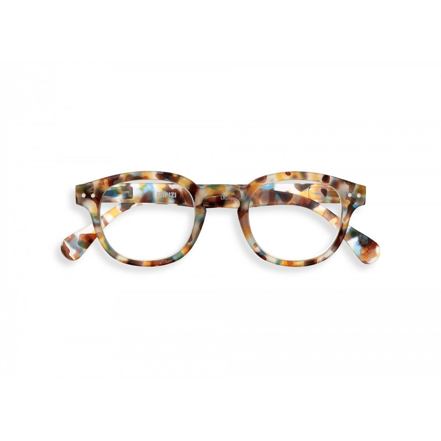 Izipizi Lesebrille #C Blue Tortoise + 1.50 (weiss | +1.50)