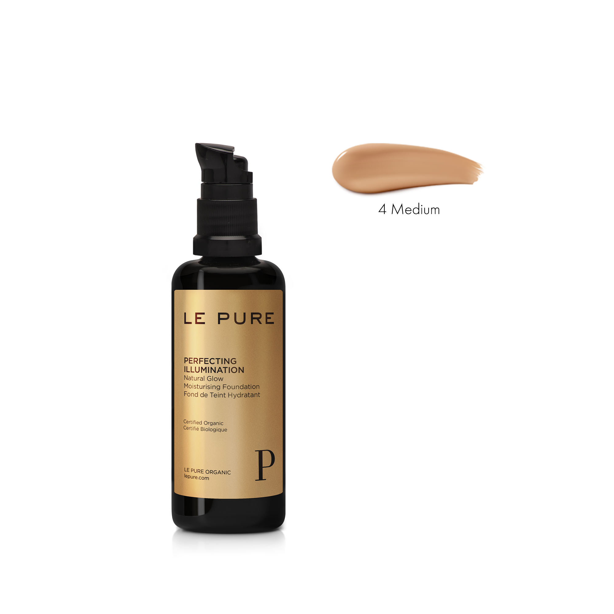 Le Pure Perfecting Illuminating Medium 4 (beige | 50 ml) Beauty, Make-up, Gesicht, Foundation