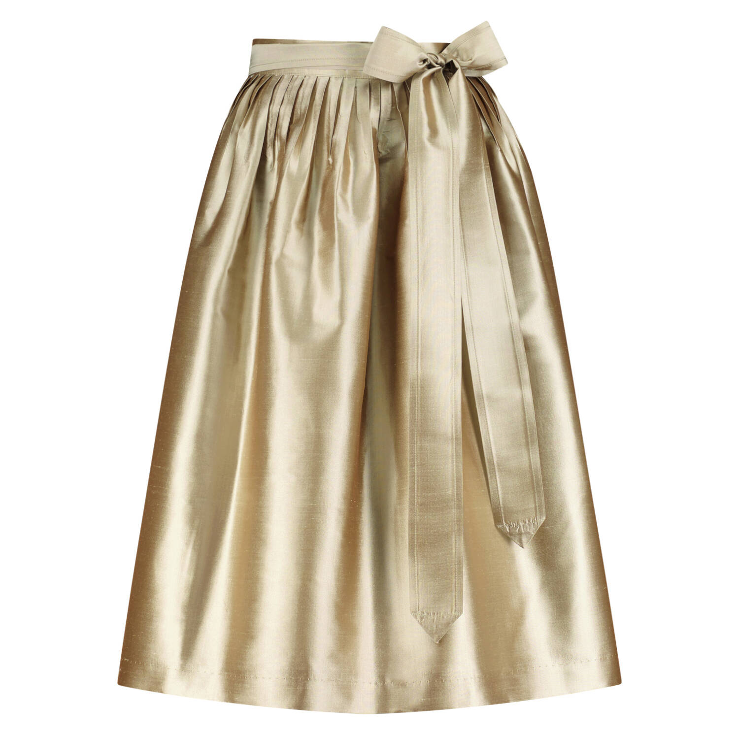 Heimatwerk Ludwig Beck Dirndlschürze Seide 70cm (gold | L)