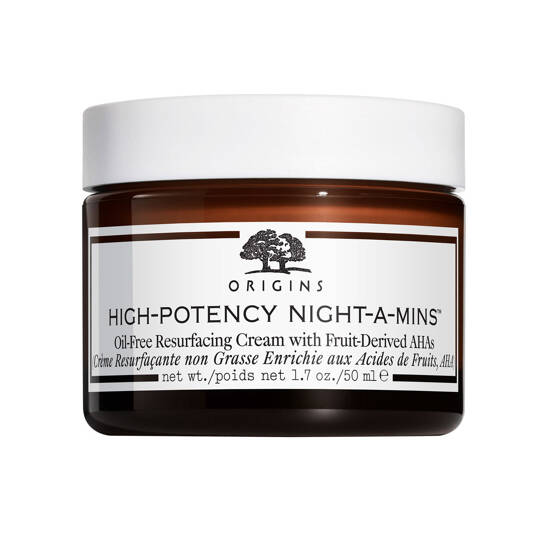 HighPotency NightAMins™ OilFree Resurfacing Cream with
FruitDerived AHAs 