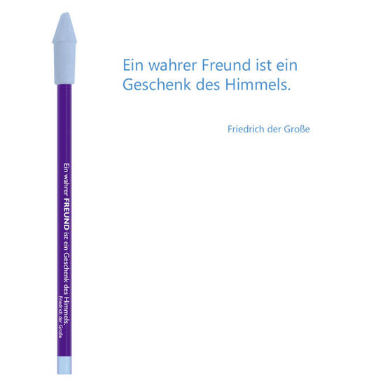Bleistift lila, Friedrich der Große