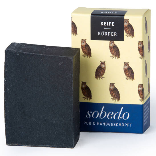 Körperseife Kohle