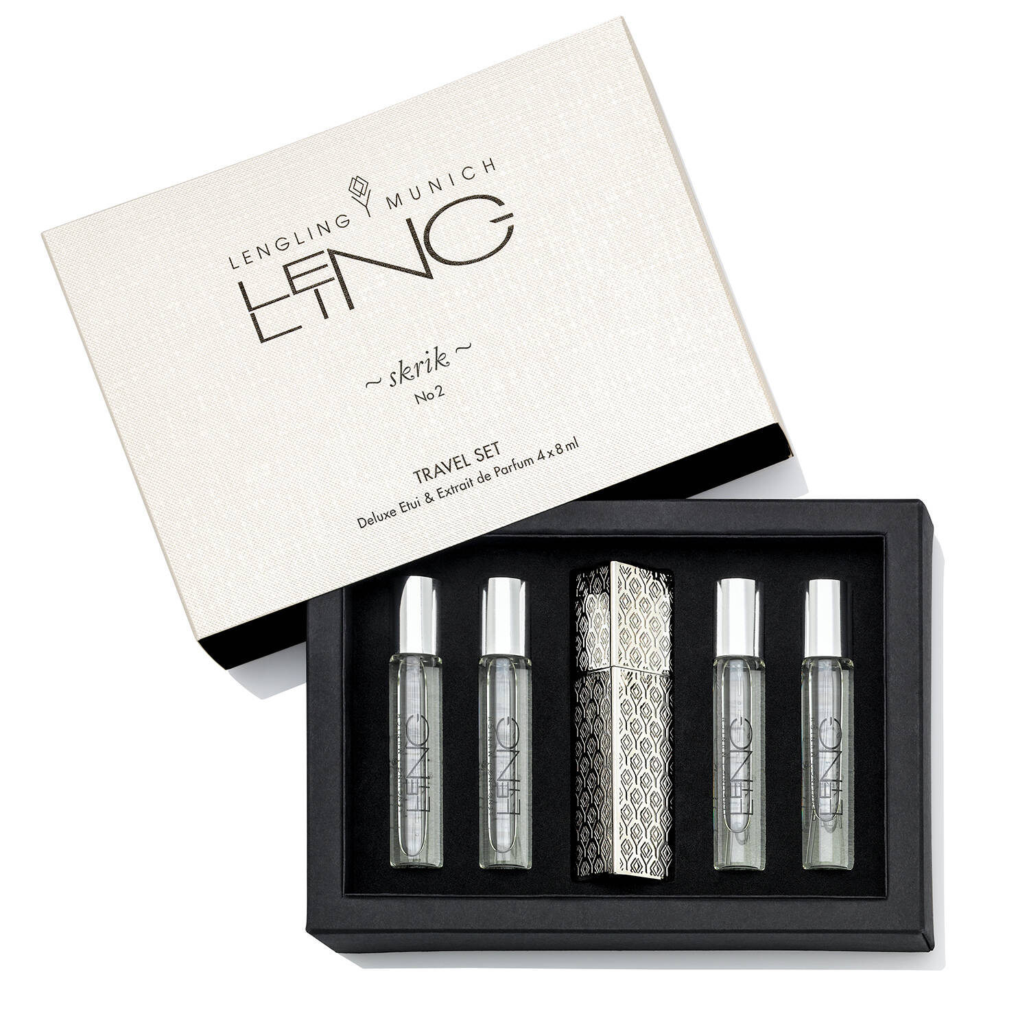 Lengling Munich N°2 skrik travel-set (weiss | 32 ml) Beauty, Düfte, Für Damendüfte