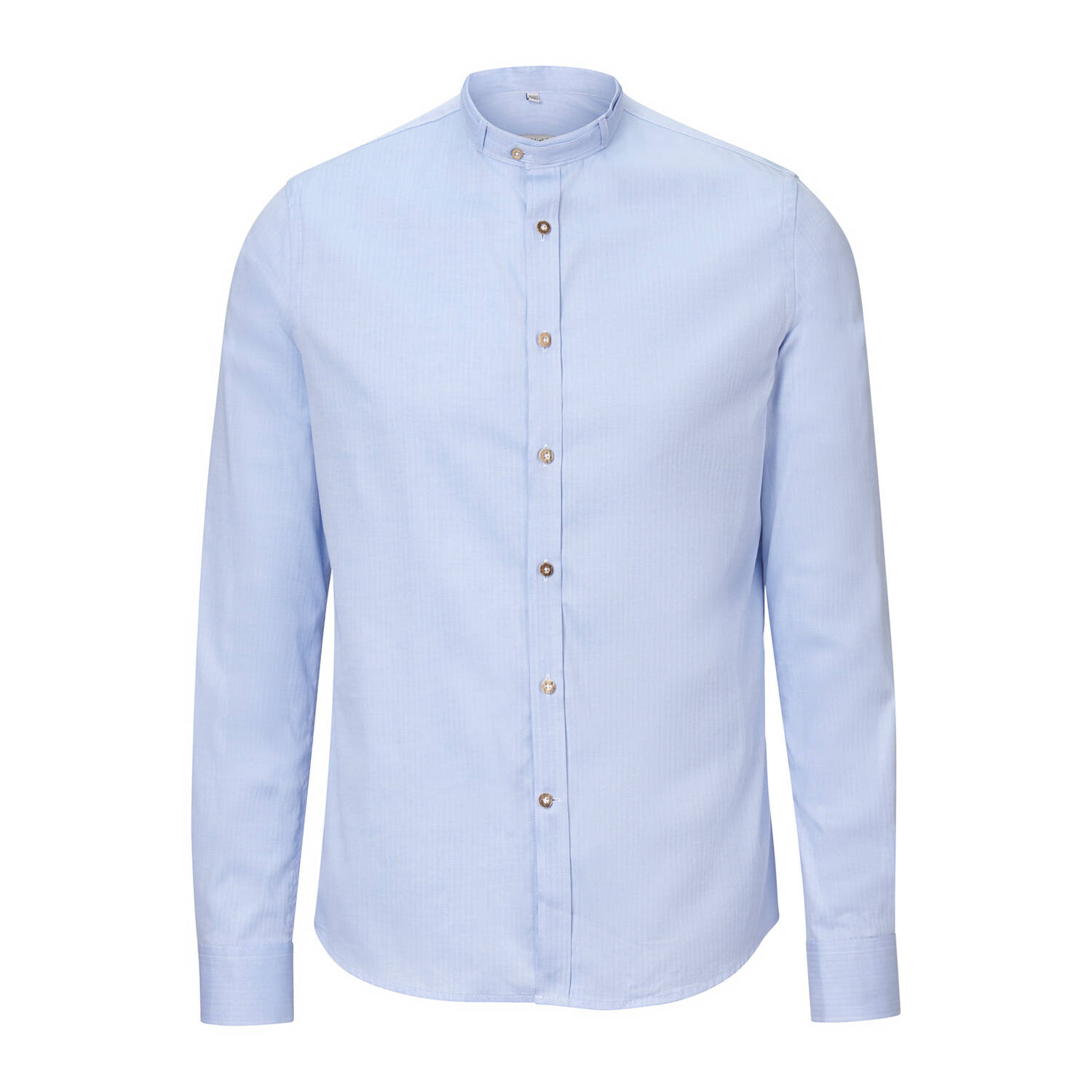 Gottseidank Trachtenhemd Lenz Fischgrat - Streifen (blau | S) Für Herren, Trachten, Hemden & Shirts