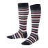 Mixed Stripe Kinder Kniestrumpf