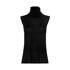 Rollkragenpullover ohne Arm aus feinem Cashmere