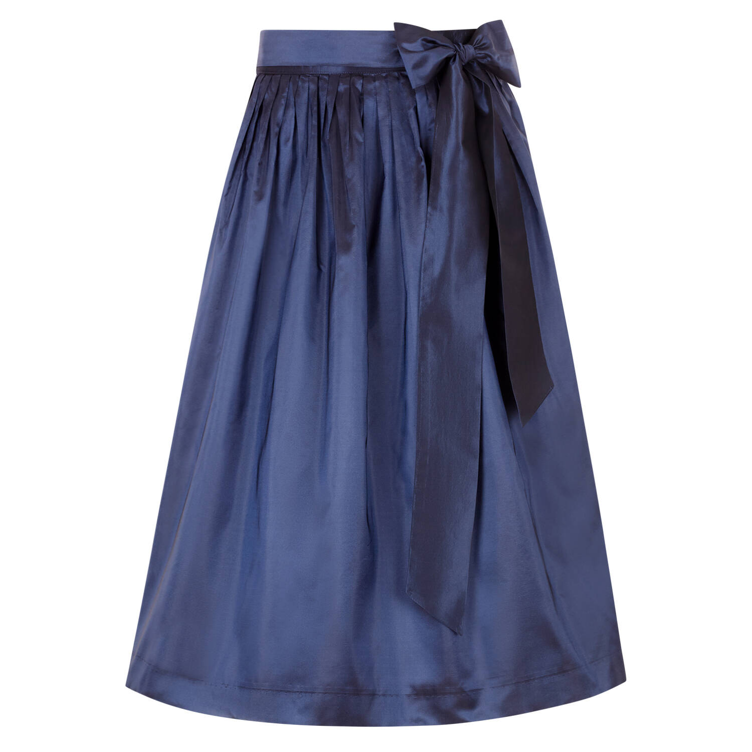 Heimatwerk Ludwig Beck Dirndlschürze Seide 80cm (blau | M)