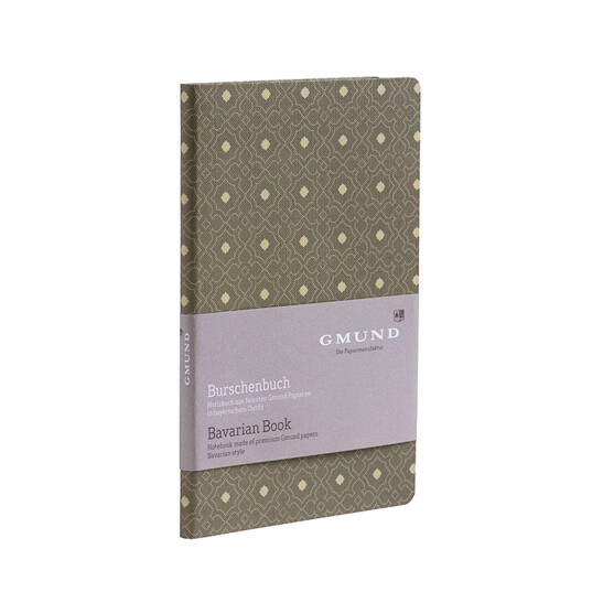 Burschenbuch Ornament moosgrün