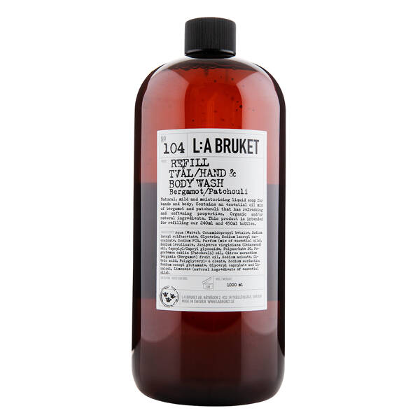 No. 104 Hand&Body Wash Bergamot/Patchouli REFILL