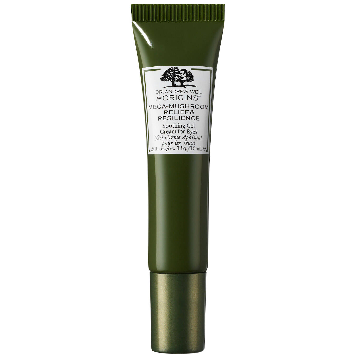 Origins Dr. Weil Mega-Mushroom™ Relief & Resilience Soothing Gel Cream for Eyes (weiss | 15 ml) Beauty, Gesicht, Augenpflege