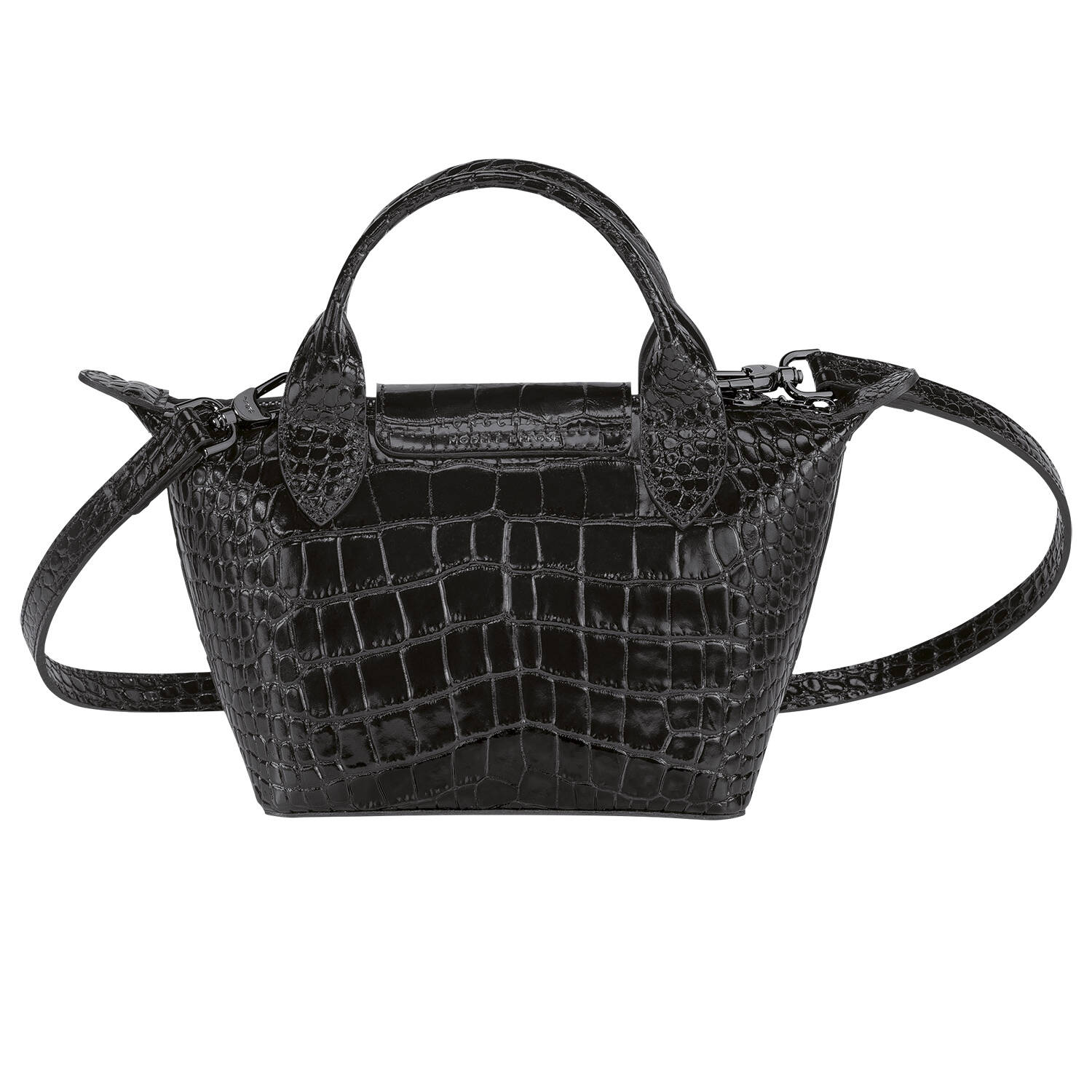 Longchamp le discount pliage croco