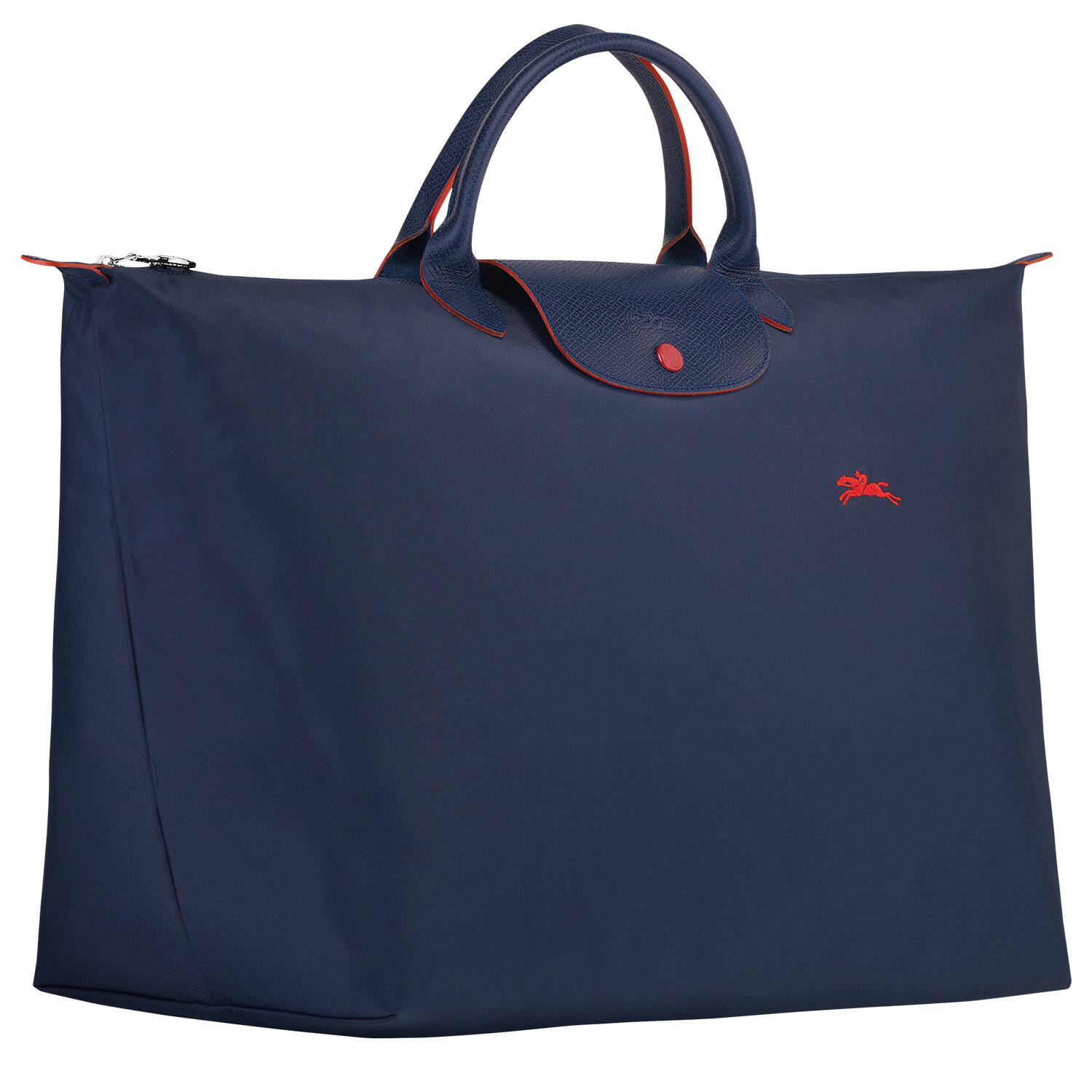 Sac longchamp bleu marine et outlet rouge