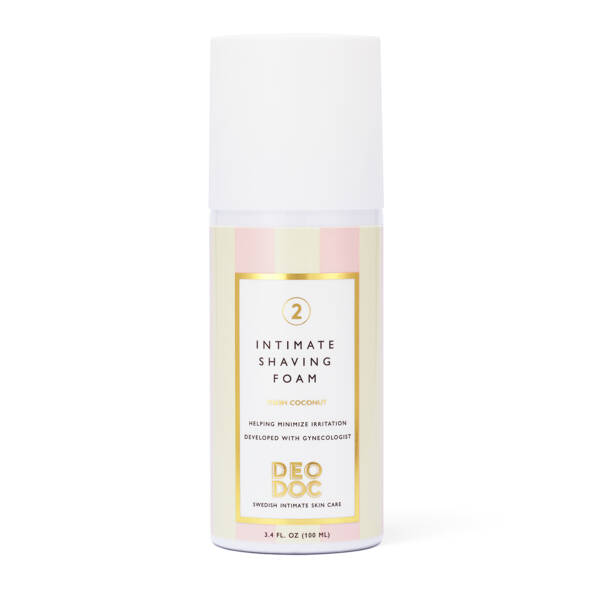 INTIMATE SHAVING FOAM FRESH COCONUT step2