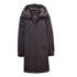 Parka im Materialmix