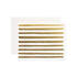 Grußkarte Gold Stripes Thank You