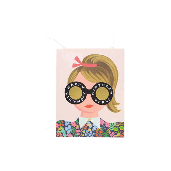 Grußkarte Meadow Birthday Girl