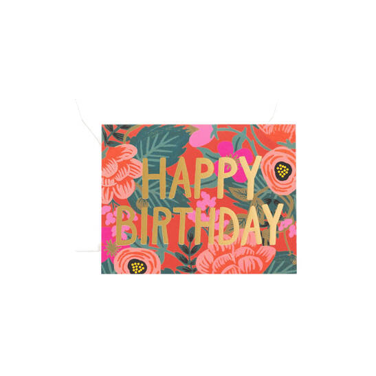 Grußkarte Poppy Birthday