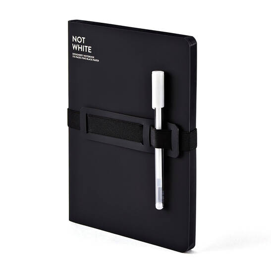 Notizbuch Not white L light black
