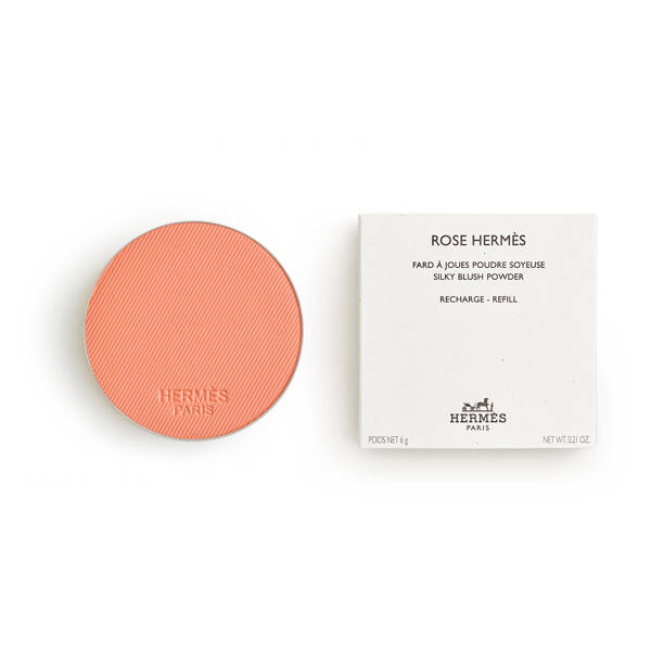 Nachfüll-Pudertiegel Rose Hermès Silky Blush