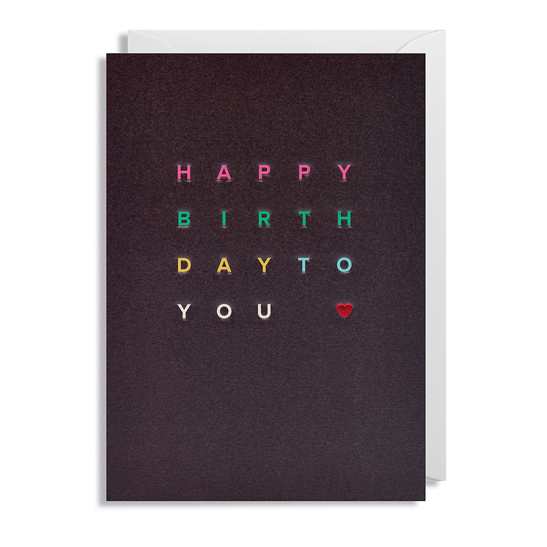 Grußkarte Happy Birthday