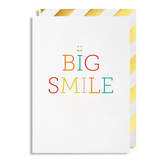 Grußkarte Big Smile