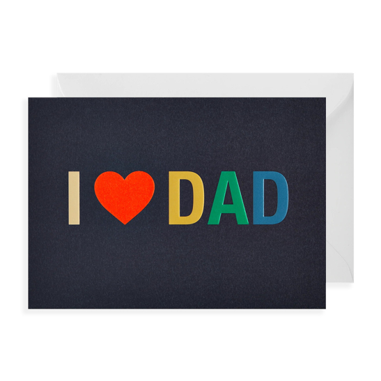 Postco Grusskarte I love Dad