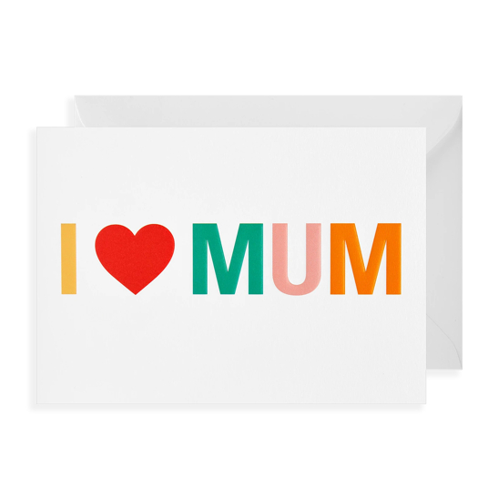 Postco Grußkarte I love Mum