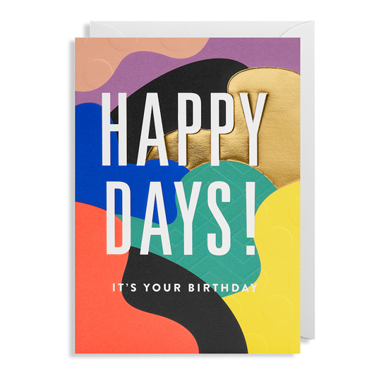 Grußkarte Happy Days