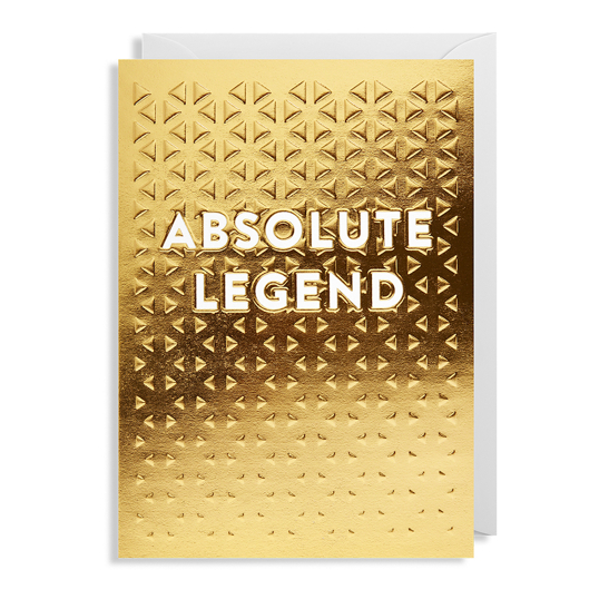 Grußkarte Absolute Legend