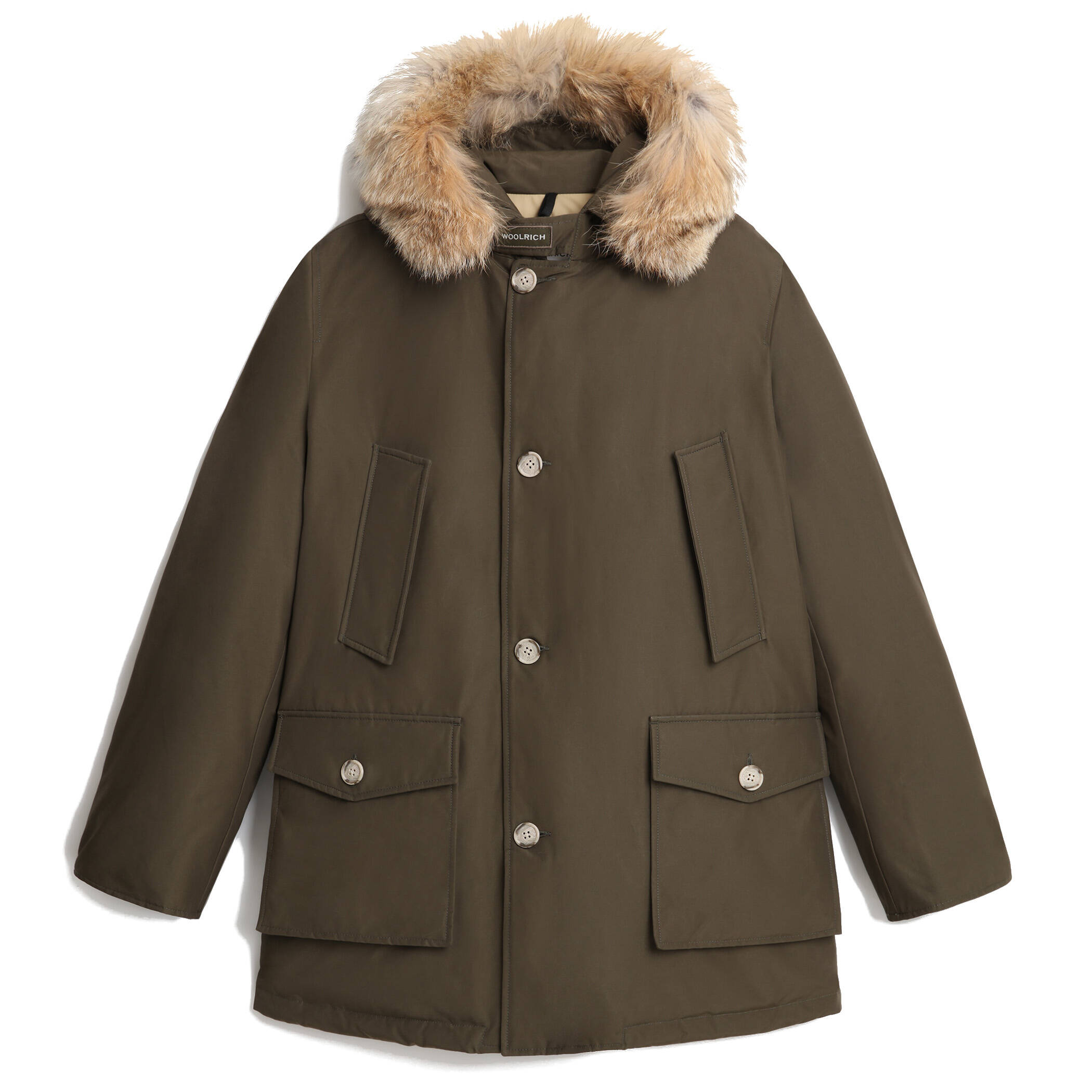 arctic parka with detachable fur