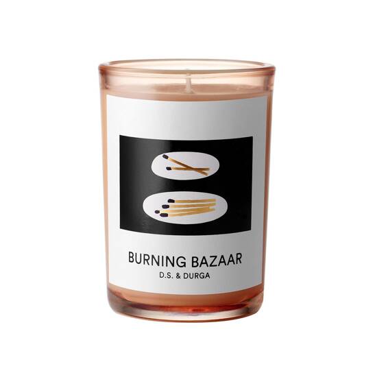 Burning Bazaar Candle