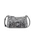 Schultertasche aus Vintage-Jacquard mit Monogramm