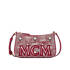 Schultertasche aus Vintage-Jacquard mit Monogramm