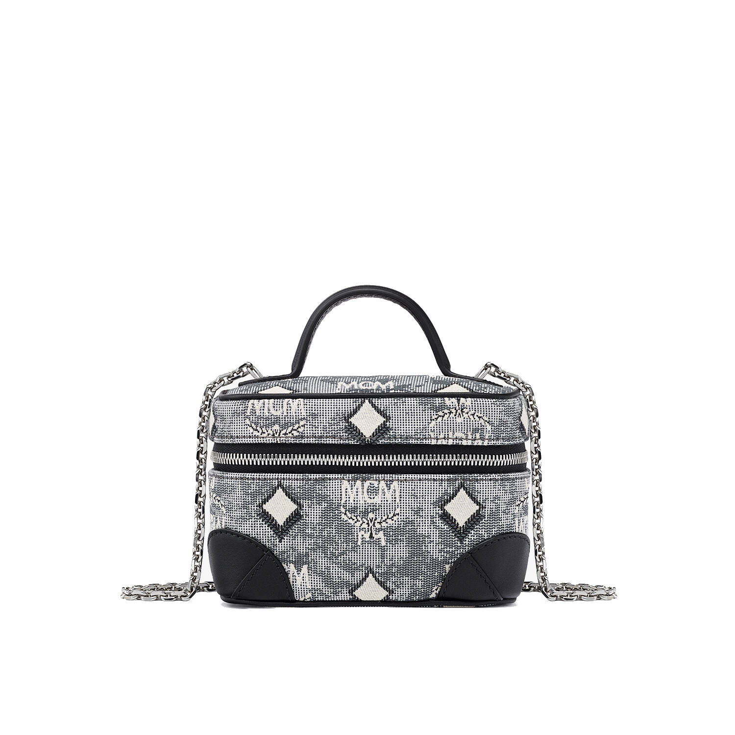 Umhängetasche Vintage-Jacquard mit Monogramm