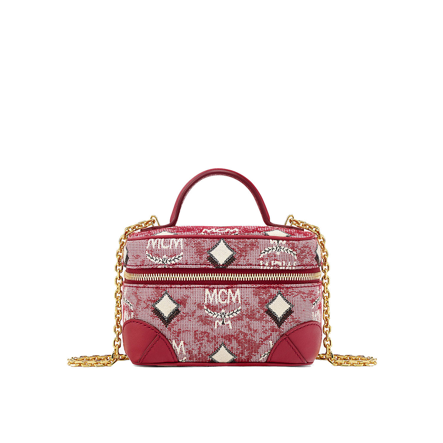 Umhängetasche Vintage-Jacquard mit Monogramm