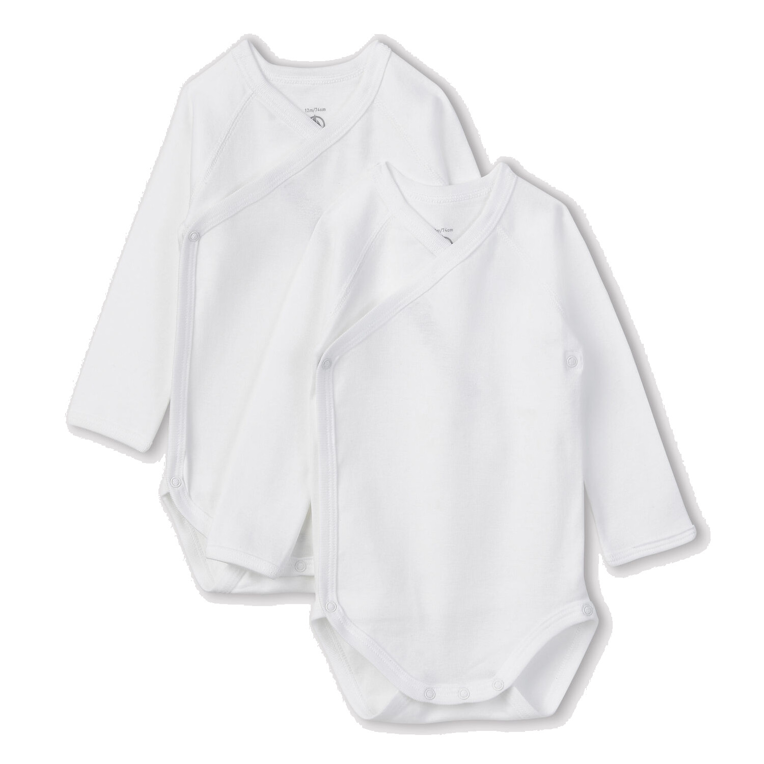 Petit Bateau 2er Set Bodys (weiss | 74) Für Damen, Bekleidung, Wäsche & Nachtwäsche, Bodies