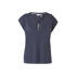 T-Shirt mit Zip Detail