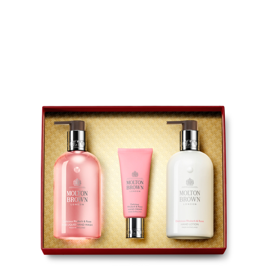 Delicious Rhubarb & Rose Hand Gift Set