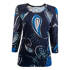 T-Shirt mit 3/4-Arm