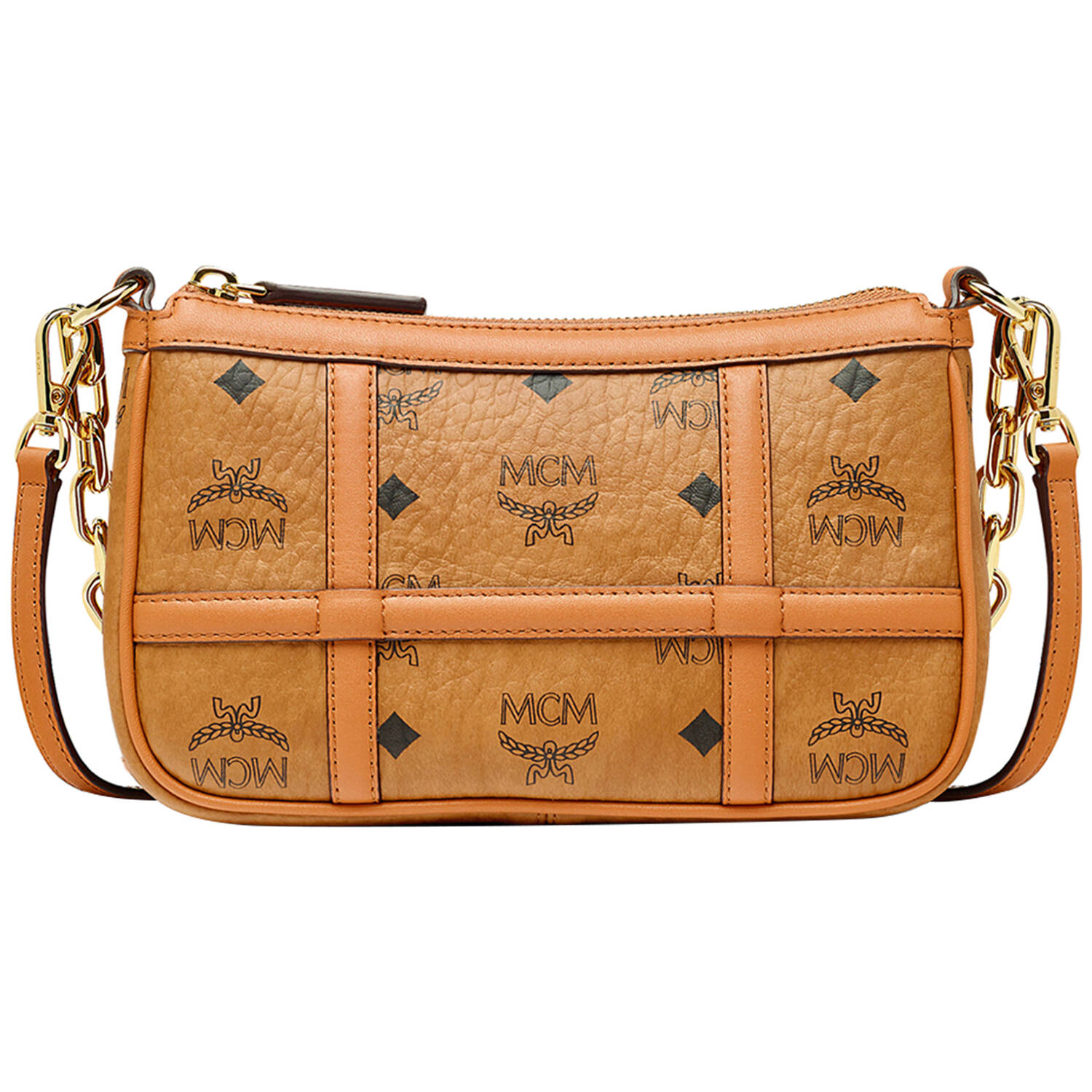 Aren mini Schultertasche in Visetos