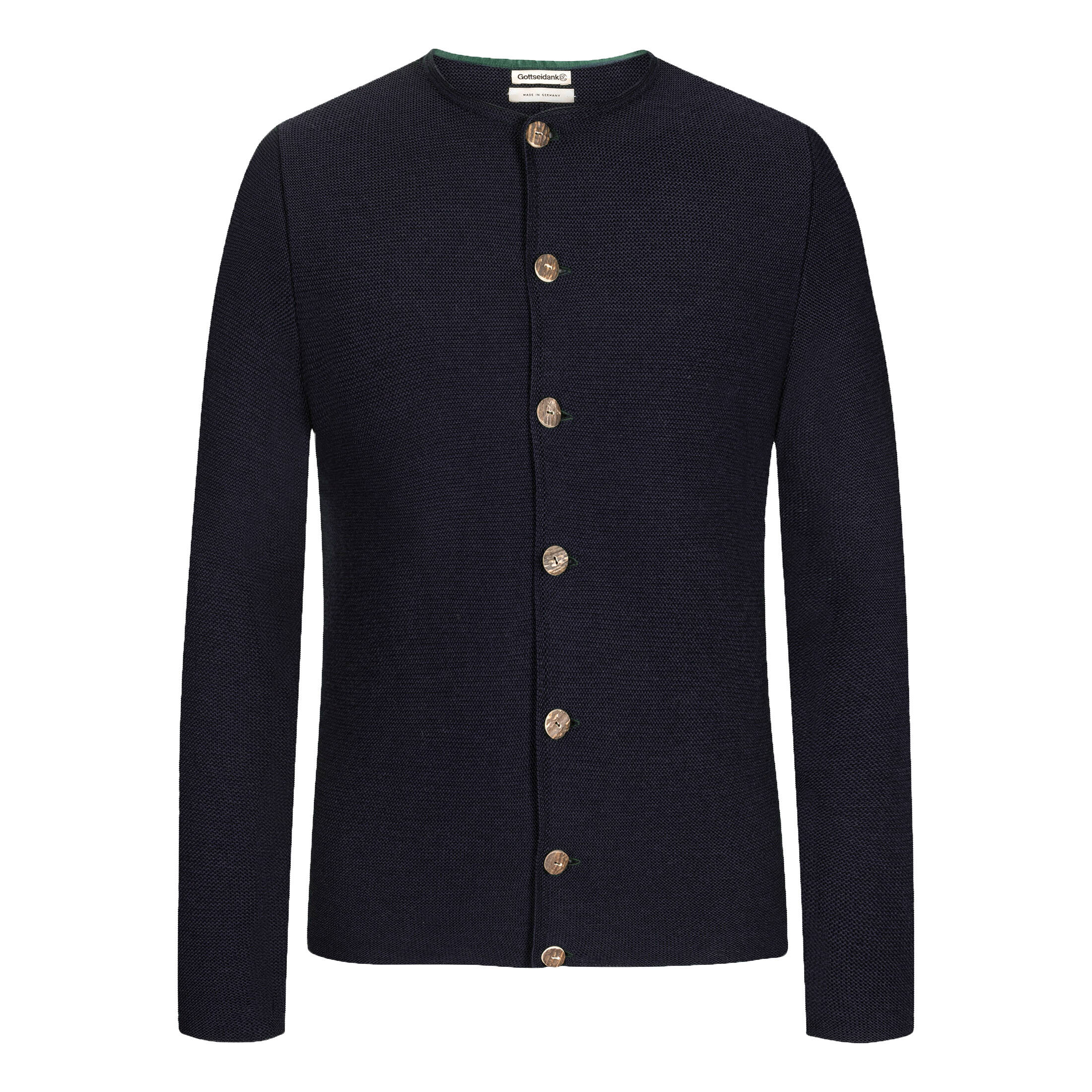 Gottseidank Trachtenstrickjacke Aloisius (blau | S) Gottseidank, Für Herren