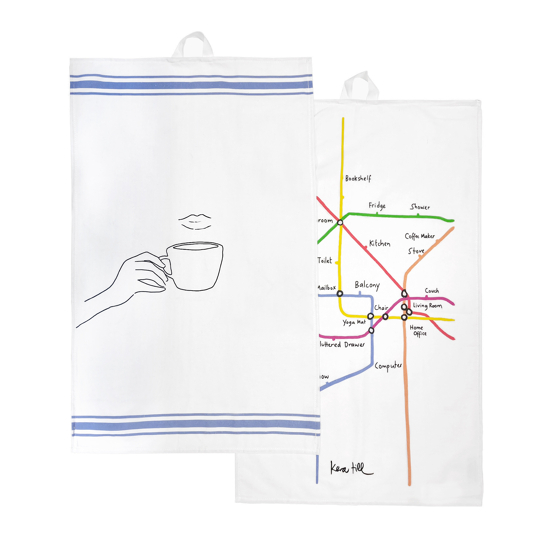 Geschirrtuch Set "Coffee at Home"