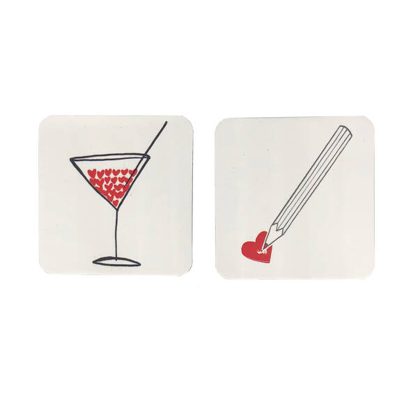 Magnet Set "Les Coeurs"