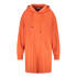Langer Hoodie mit Seitenschlitzen
