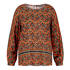 Bluse mit graphischem Druck